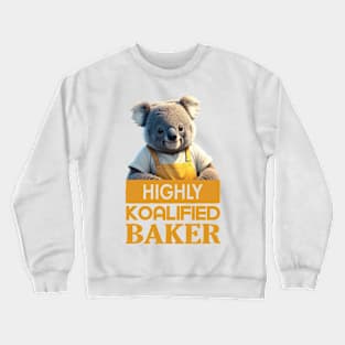 Just a Highly Koalified Baker Koala 3 Crewneck Sweatshirt